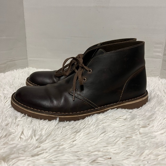 Clarks original chukka boots brown sz 9.5 - Picture 1 of 9